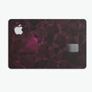 Pink Geometric V11 - Premium Protective Decal Skin-Kit for the Apple Credit Card
