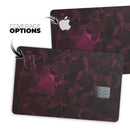Pink Geometric V11 - Premium Protective Decal Skin-Kit for the Apple Credit Card