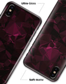 Pink Geometric V11 - iPhone X Clipit Case