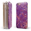 Pink Geometric V13 iPhone 6/6s or 6/6s Plus 2-Piece Hybrid INK-Fuzed Case