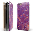 Pink Geometric V13 iPhone 6/6s or 6/6s Plus 2-Piece Hybrid INK-Fuzed Case
