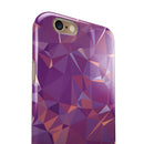 Pink Geometric V13 iPhone 6/6s or 6/6s Plus 2-Piece Hybrid INK-Fuzed Case