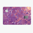 Pink Geometric V13 - Premium Protective Decal Skin-Kit for the Apple Credit Card