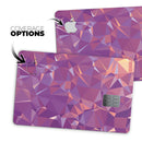 Pink Geometric V13 - Premium Protective Decal Skin-Kit for the Apple Credit Card
