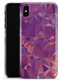 Pink Geometric V13 - iPhone X Clipit Case