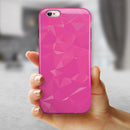 Pink Geometric V15 iPhone 6/6s or 6/6s Plus 2-Piece Hybrid INK-Fuzed Case