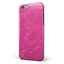 Pink Geometric V15 iPhone 6/6s or 6/6s Plus 2-Piece Hybrid INK-Fuzed Case