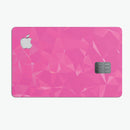 Pink Geometric V15 - Premium Protective Decal Skin-Kit for the Apple Credit Card