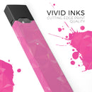 Pink Geometric V15 - Premium Decal Protective Skin-Wrap Sticker compatible with the Juul Labs vaping device