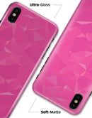 Pink Geometric V15 - iPhone X Clipit Case