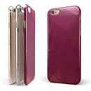 Pink Geometric V16 iPhone 6/6s or 6/6s Plus 2-Piece Hybrid INK-Fuzed Case