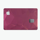 Pink Geometric V16 - Premium Protective Decal Skin-Kit for the Apple Credit Card
