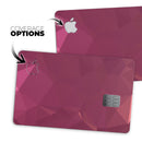 Pink Geometric V16 - Premium Protective Decal Skin-Kit for the Apple Credit Card