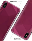 Pink Geometric V16 - iPhone X Clipit Case
