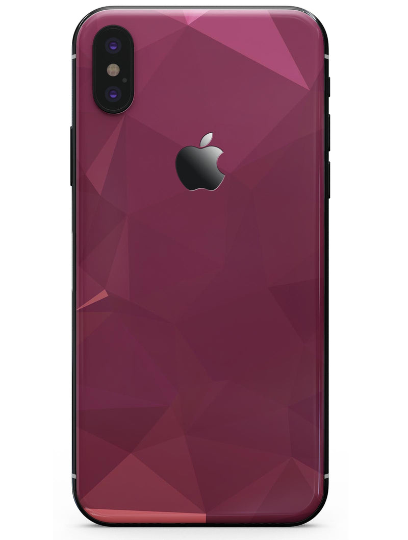Pink Geometric V16 - iPhone X Skin-Kit