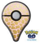 Pink Gold Flaked Animal v1 Pokémon GO Plus Vinyl Protective Decal Skin Kit