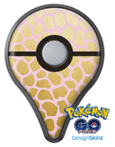 Pink Gold Flaked Animal v1 Pokémon GO Plus Vinyl Protective Decal Skin Kit