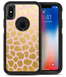 Pink Gold Flaked Animal v1 2 - iPhone X OtterBox Case & Skin Kits