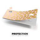 Pink Gold Flaked Animal v1 - Premium Protective Decal Skin-Kit for the Apple Credit Card