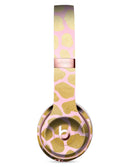 Pink Gold Flaked Animal v1 Full-Body Skin Kit for the Beats by Dre Solo 3 Wireless Headphones