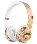Pink Gold Flaked Animal v1 Full-Body Skin Kit for the Beats by Dre Solo 3 Wireless Headphones