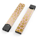 Pink Gold Flaked Animal v1 - Premium Decal Protective Skin-Wrap Sticker compatible with the Juul Labs vaping device
