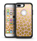 Pink Gold Flaked Animal v1 - iPhone 7 or 7 Plus Commuter Case Skin Kit