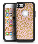 Pink Gold Flaked Animal v2 2 - iPhone 7 or 8 OtterBox Case & Skin Kits