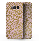 Pink Gold Flaked Animal v2 - Samsung Galaxy S8 Full-Body Skin Kit