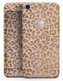 Pink Gold Flaked Animal v2 - Skin-kit for the iPhone 8 or 8 Plus