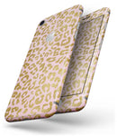Pink Gold Flaked Animal v2 - Skin-kit for the iPhone 8 or 8 Plus