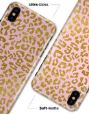 Pink Gold Flaked Animal v2 - iPhone X Clipit Case