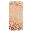 Pink Gold Flaked Animal v3 iPhone 6/6s or 6/6s Plus 2-Piece Hybrid INK-Fuzed Case