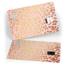 Pink Gold Flaked Animal v3 - Premium Protective Decal Skin-Kit for the Apple Credit Card