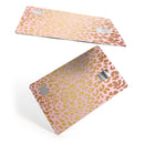 Pink Gold Flaked Animal v3 - Premium Protective Decal Skin-Kit for the Apple Credit Card