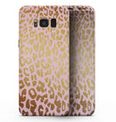 Pink Gold Flaked Animal v3 - Samsung Galaxy S8 Full-Body Skin Kit
