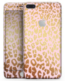 Pink Gold Flaked Animal v3 - Skin-kit for the iPhone 8 or 8 Plus