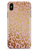 Pink Gold Flaked Animal v3 - iPhone X Clipit Case