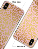 Pink Gold Flaked Animal v3 - iPhone X Clipit Case