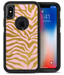 Pink Gold Flaked Animal v4 2 - iPhone X OtterBox Case & Skin Kits