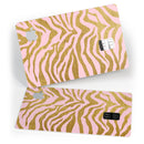 Pink Gold Flaked Animal v4 - Premium Protective Decal Skin-Kit for the Apple Credit Card