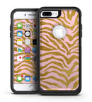 Pink Gold Flaked Animal v4 - iPhone 7 or 7 Plus Commuter Case Skin Kit