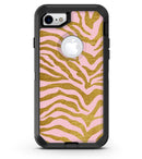Pink Gold Flaked Animal v4 - iPhone 7 or 8 OtterBox Case & Skin Kits