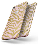 Pink Gold Flaked Animal v4 - Skin-kit for the iPhone 8 or 8 Plus