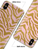 Pink Gold Flaked Animal v4 - iPhone X Clipit Case