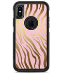 Pink Gold Flaked Animal v5 2 - iPhone X OtterBox Case & Skin Kits