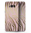 Pink Gold Flaked Animal v5 - Samsung Galaxy S8 Full-Body Skin Kit