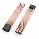 Pink Gold Flaked Animal v5 - Premium Decal Protective Skin-Wrap Sticker compatible with the Juul Labs vaping device