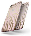 Pink Gold Flaked Animal v5 - Skin-kit for the iPhone 8 or 8 Plus