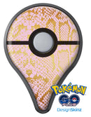 Pink Gold Flaked Animal v6 Pokémon GO Plus Vinyl Protective Decal Skin Kit